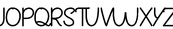 Brondown V Demo Font UPPERCASE