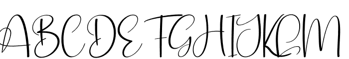 Brookly Font UPPERCASE