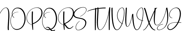 Brookly Font UPPERCASE