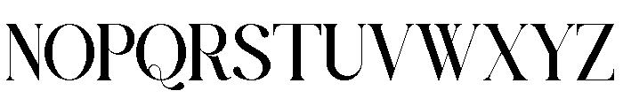 Brosen Font UPPERCASE