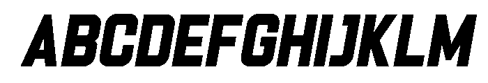 Brotesque Font UPPERCASE