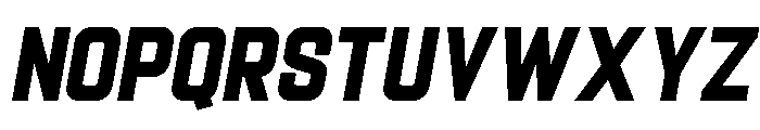 Brotesque Font UPPERCASE
