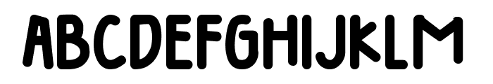 Brother DEMO Font UPPERCASE