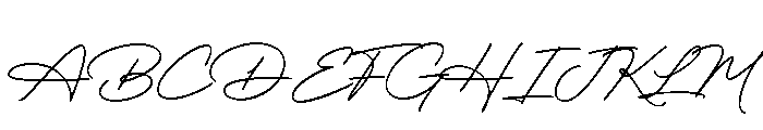 Brother Signature Font UPPERCASE