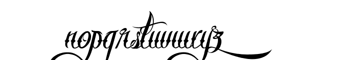 Brother Tattoo Font LOWERCASE