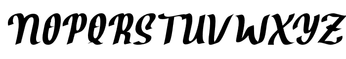 BrotherZoned-Italic Font UPPERCASE