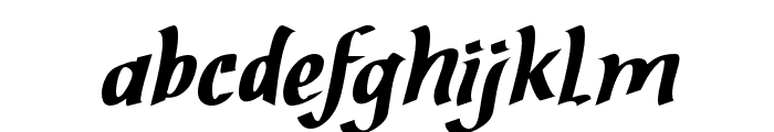 BrotherZoned-Italic Font LOWERCASE