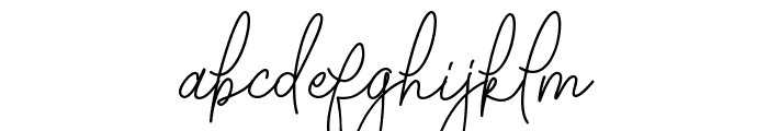 Brotherside Signature Font LOWERCASE