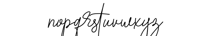 Brotherside Signature Font LOWERCASE