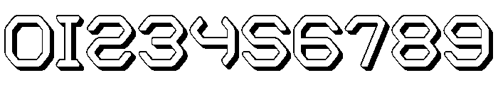 Broughts 3D Regular Font OTHER CHARS