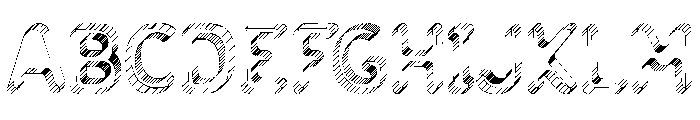 Brouhaha One Font UPPERCASE