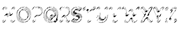Brouhaha One Font UPPERCASE
