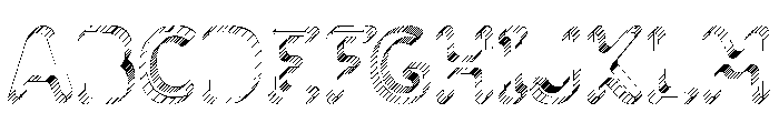 Brouhaha Two Font UPPERCASE