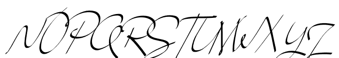 Brouklyn Signature Demo Use Font UPPERCASE