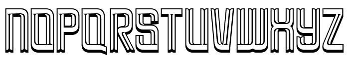 Brovic Inline Extrude Font UPPERCASE