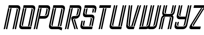 Brovic Inline Oblique Font UPPERCASE
