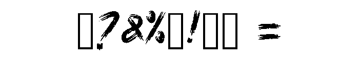 Browcolly Regular Font OTHER CHARS