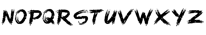 Browcolly Regular Font UPPERCASE
