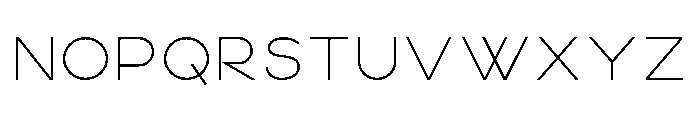 Brown Austin Font LOWERCASE