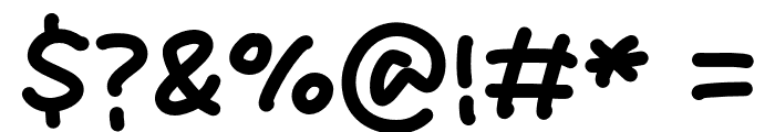 Brown Cookies Font OTHER CHARS