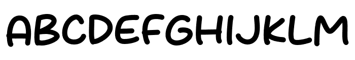 Brown Cookies Font UPPERCASE