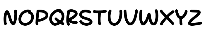 Brown Cookies Font UPPERCASE