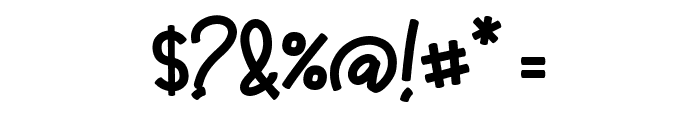 Brown Soda Font OTHER CHARS