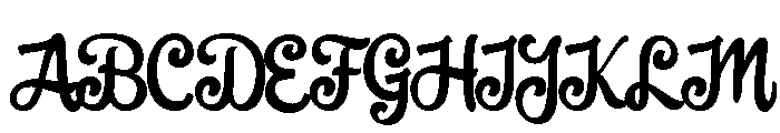 Brownie Fox ikiiko.com Font UPPERCASE