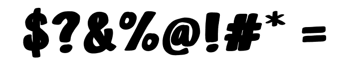 Brownies Junk Font OTHER CHARS