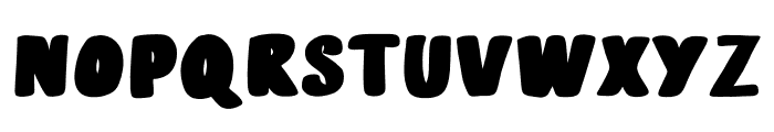 Brownies Junk Font UPPERCASE