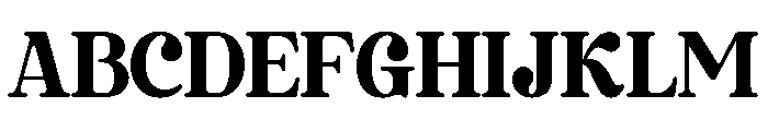 Bruge Vibes Font UPPERCASE