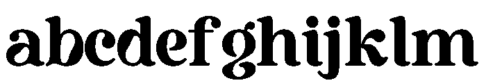 Bruge Vibes Font LOWERCASE