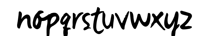 Brullos Font LOWERCASE