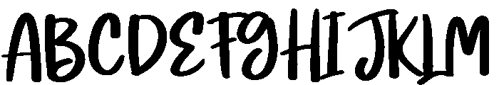 Bruney Font UPPERCASE