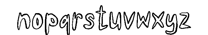Brunine Regular Font LOWERCASE