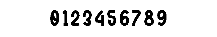 Brush Center Font OTHER CHARS