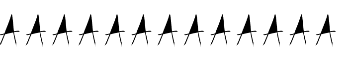 Brush-Of-Anarchy Font LOWERCASE