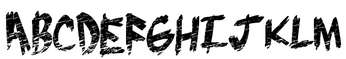 BrushGrunge Font UPPERCASE