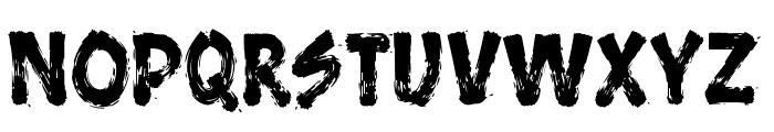 BrushStrokeFast Font UPPERCASE