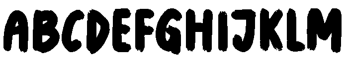 Brushing Regular Font UPPERCASE