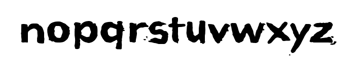 Bruta-Woodcut Font LOWERCASE