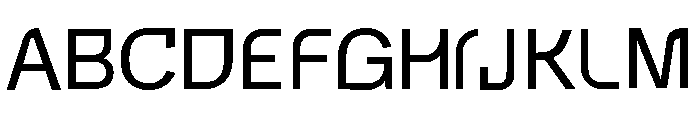 Brutal Regular Font UPPERCASE
