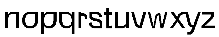 Brutal Regular Font LOWERCASE