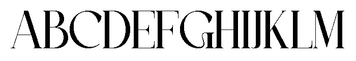 Bryevs Font UPPERCASE