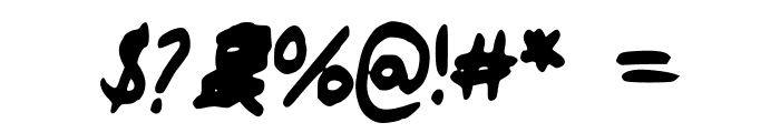 BryoneyFawn Font OTHER CHARS