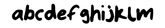 Bryonys_Handwriting_Bold Font LOWERCASE