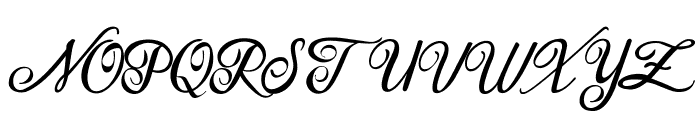 brittania script font Font UPPERCASE