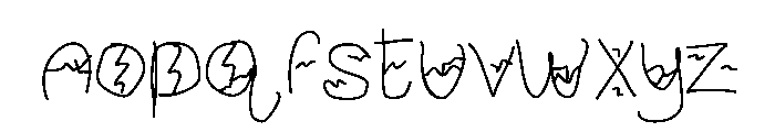 brokenPieces Font LOWERCASE