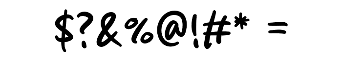 brown cheese Font OTHER CHARS