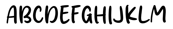 brown cheese Font UPPERCASE